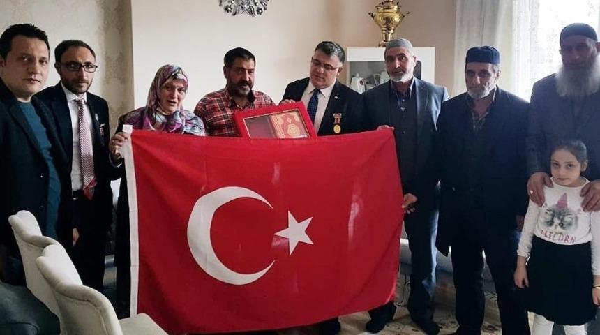 Şehit &Ouml;zn&uuml;tepe&rsquo;nin baba ocağını ziyaret ettiler