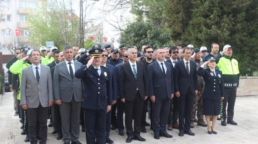 Kırklareli&rsquo;nde T&uuml;rk Polis Teşkilatının 174. kuruluş yıld&ouml;n&uuml;m&uuml;