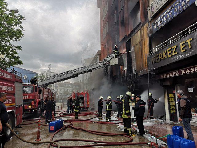 Keşan da mobilya ve beyaz eşya mağazalarında yangın (2) 2