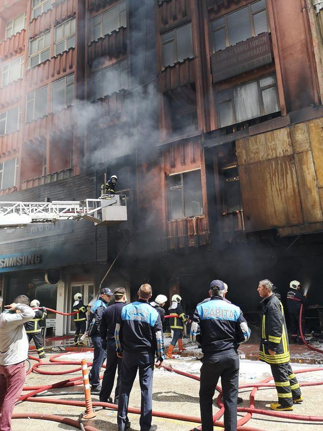 Keşan da mobilya ve beyaz eşya mağazalarında yangın (2) 3