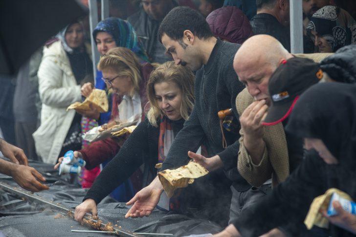 40 metrelik kebap saniyeler içinde tükendi G3