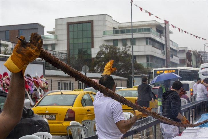 40 metrelik kebap saniyeler içinde tükendi G5