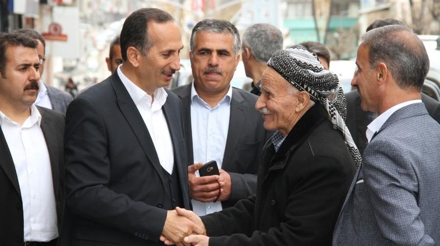 AK Parti’li Saklı’dan esnaf ziyareti