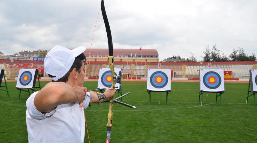 Kahramanmaraş&rsquo;ta okullar arası ok&ccedil;uluk şampiyonası
