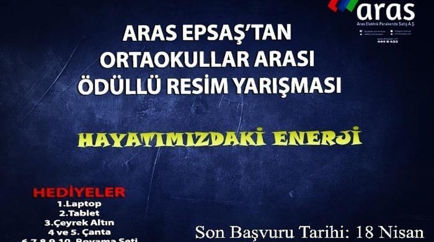Aras EPSAŞ&rsquo;dan "Hayatımızdaki Enerji" resim yarışmasına davet