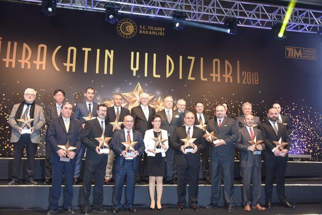 İhracatın Yıldızları ödüllerini aldı