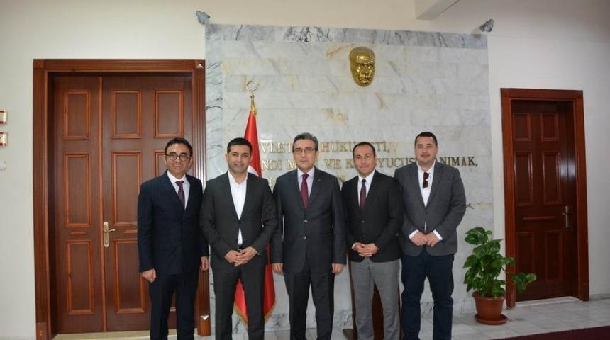 Yeni Başkandan Kaymakama ziyaret