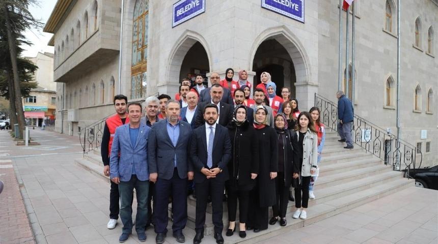 Türk Kızılay’ı Nevşehir şube yöneticileri, Başkan Arı’yı ziyaret etti