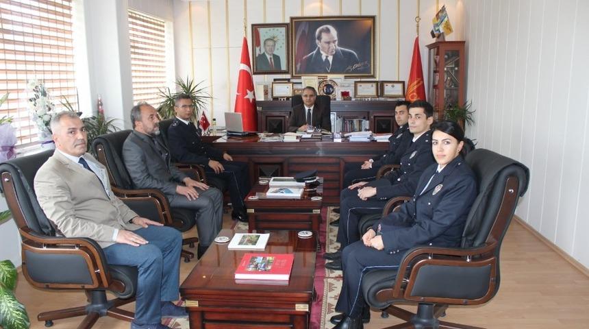 Emniyet Müdür Vekili Özgan’dan Kaymakam Yavuz’a ziyaret