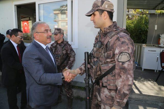 Başkan Güler, polis noktalarını ziyaret etti