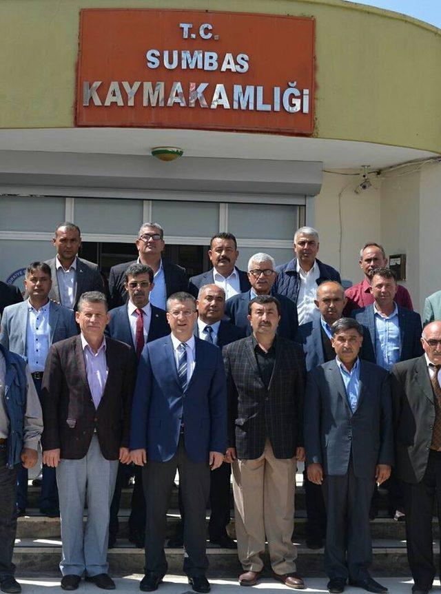 Sumbas Kaymakamı Orhan’dan muhtarlarla buluştu