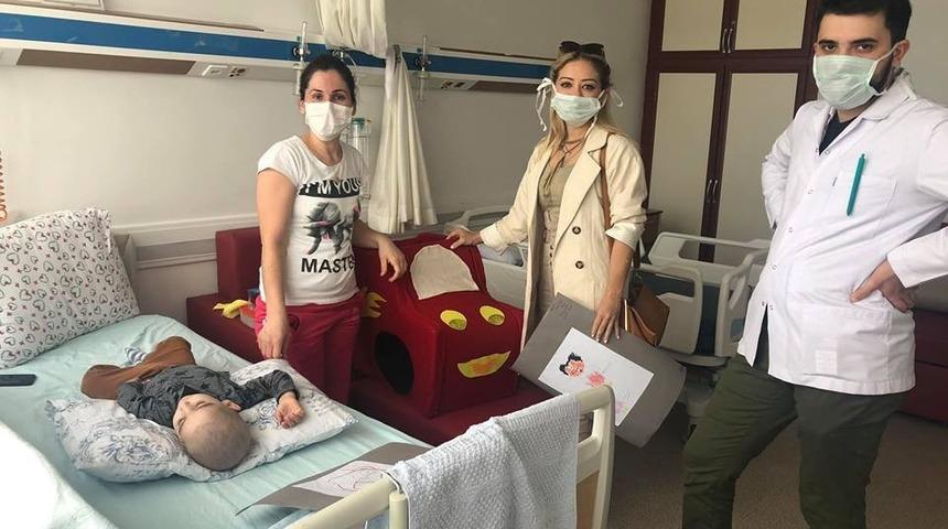 &ldquo;Sen hayal et biz tasarlayalım&rdquo; projesiyle l&ouml;semili &ccedil;ocuklarla bir araya gelindi