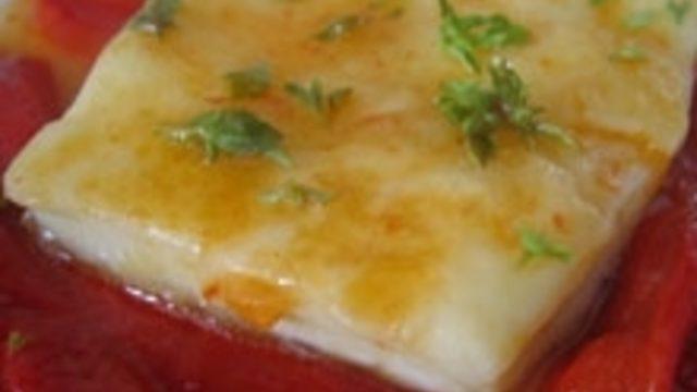 Köz Biber Yatağında Hellim Peyniri