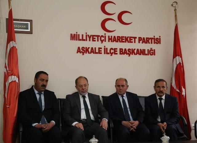 Akdağ’dan ilçelere teşekkür ziyareti