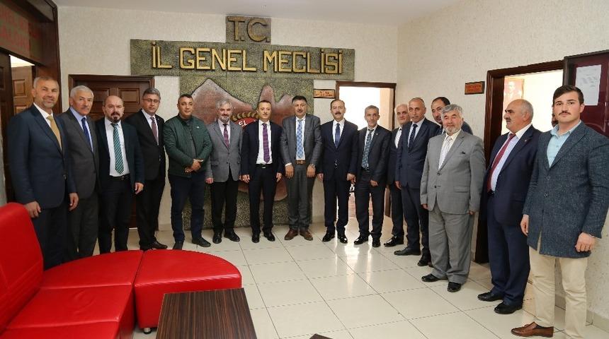 Vali Taşbilek&rsquo;ten İl Genel Meclisine iade-i ziyaret