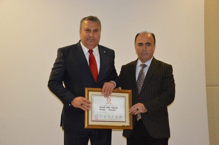 Başkan Çerçi mazbatasını aldı G1