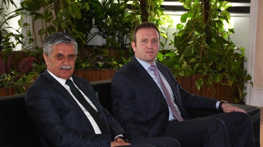 Topaloğlu, Başsavcı Ecir&rsquo;i ağırladı