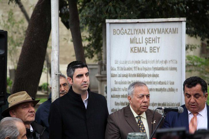 Boğazlıyan Kaymakamı Milli Şehit Kemal Bey, ölümünün 100. yıl dönümünde mezarı başında anıldı G3