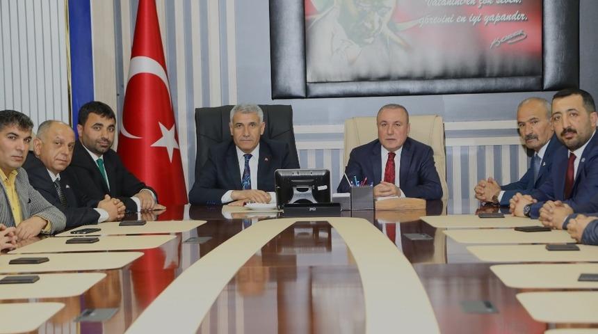 MHP&rsquo;den Başkan G&uuml;der&rsquo;e hayırlı olsun ziyareti