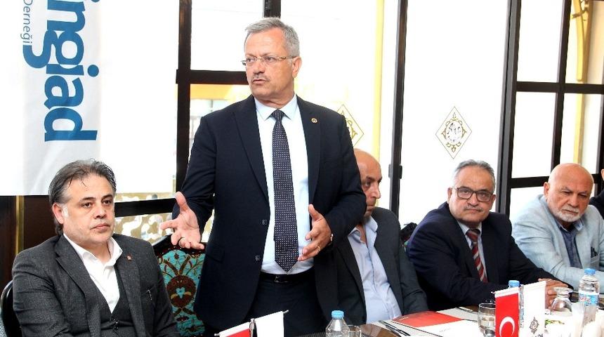 Mersin GİAD&rsquo;ın konuğu Sabri Tekli oldu