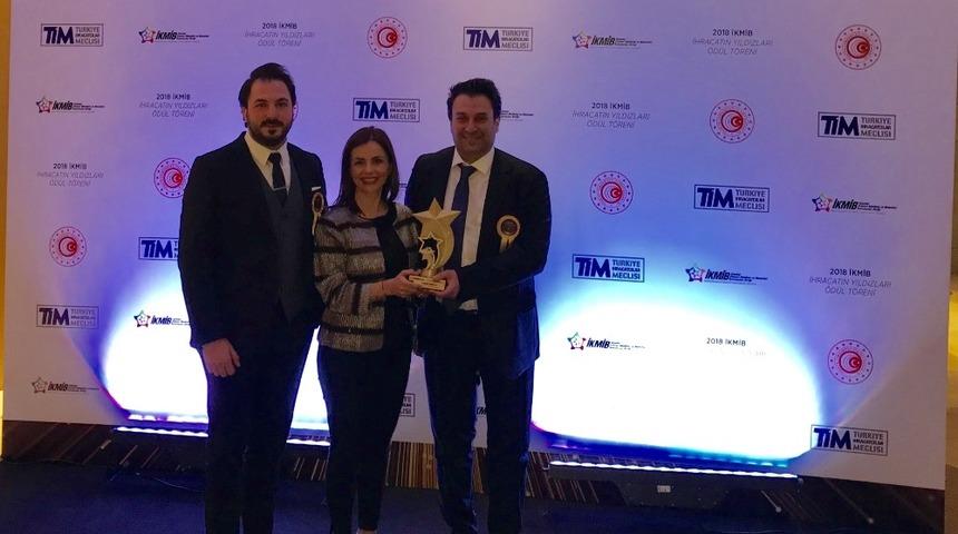 Gizemfrit&rsquo;e &lsquo;İhracatın Yıldızı&rsquo; &ouml;d&uuml;l&uuml;