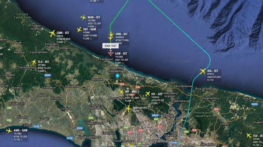 İstanbul Havalimanı'na iniş için uçakların yeni yaklaşma yöntemi radar da dikkat çekti
