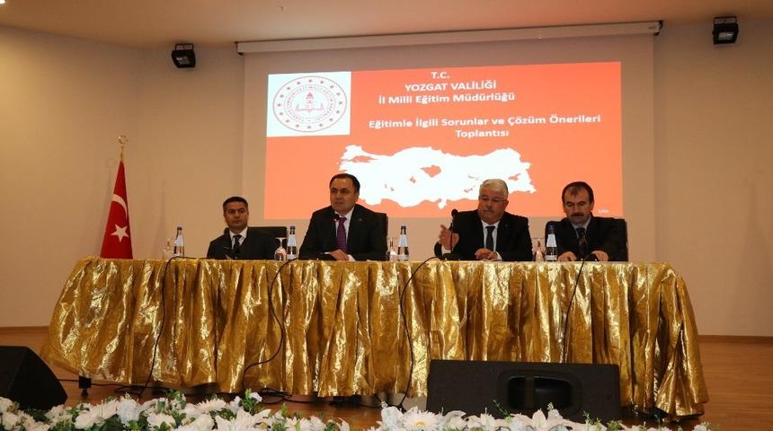 Yozgat&rsquo;ta eğitim masaya yatırıldı