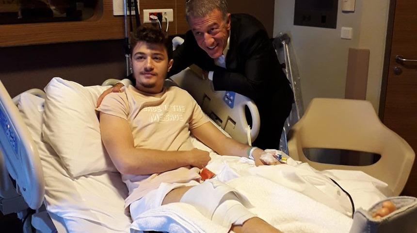 Trabzonsporlu Tayyip Ebrar Cumur ameliyat oldu