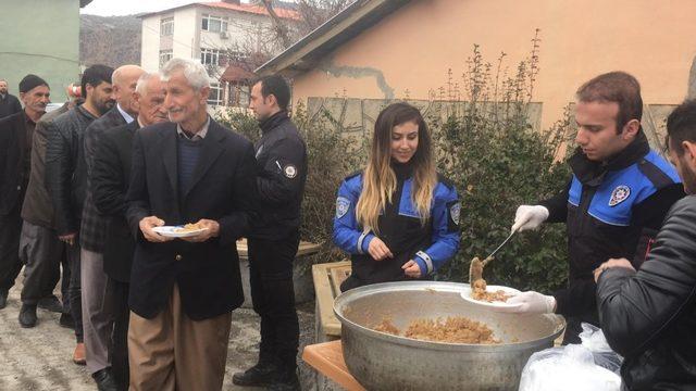 Çukurca’da şehit polisler için mevlid-i şerif okutuldu