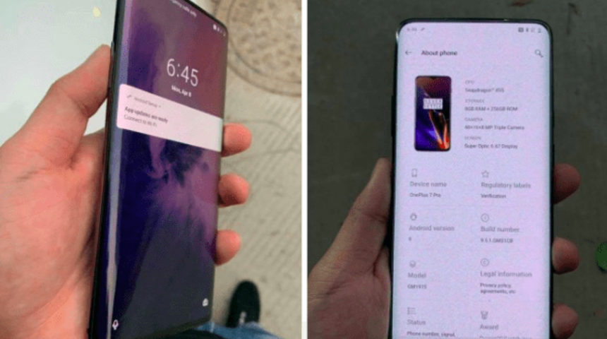 5G destekli OnePlus 7 Pro ortaya &ccedil;ıktı