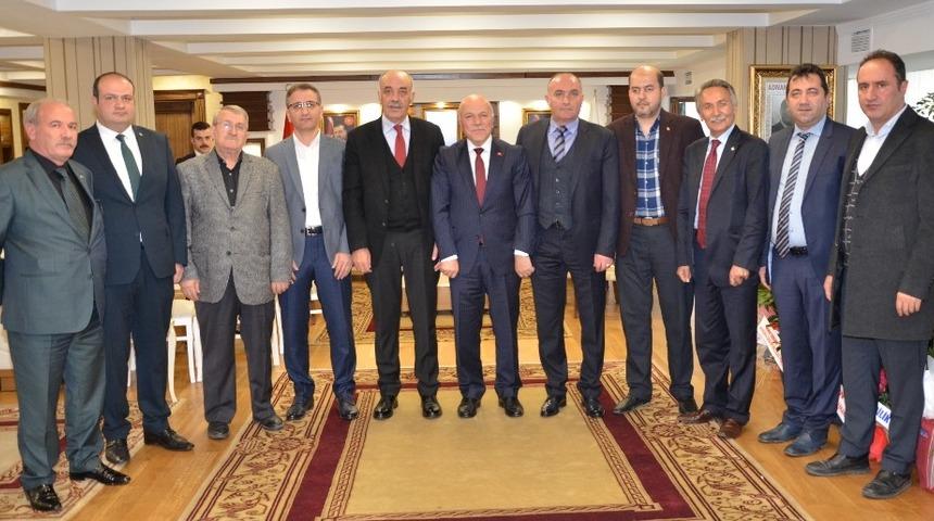 ETSO&rsquo;dan belediye başkanlarına tebrik ziyareti