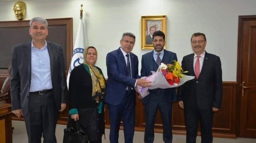 K&ouml;şk Belediye Başkanı G&uuml;ler, Rekt&ouml;r Bircan&rsquo;ı ziyaret etti