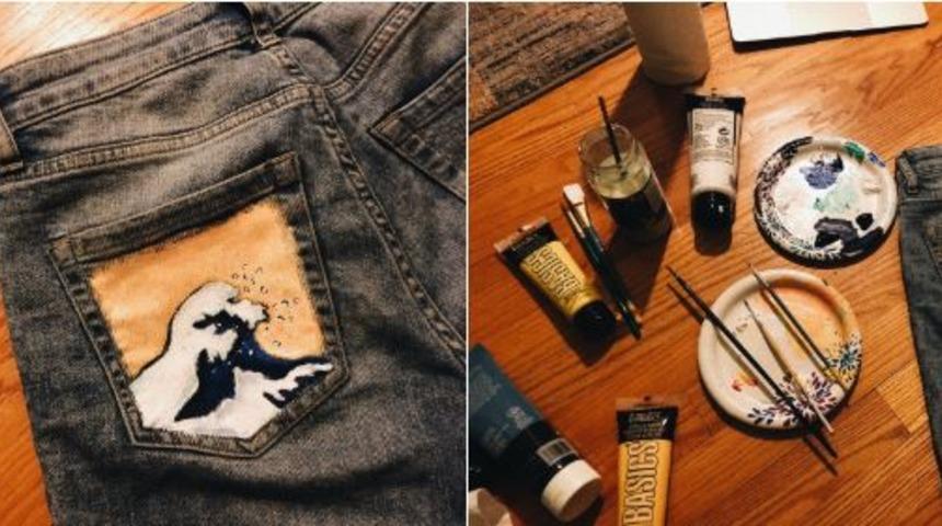 2019 baharının yeni trendi: Kot boyama!