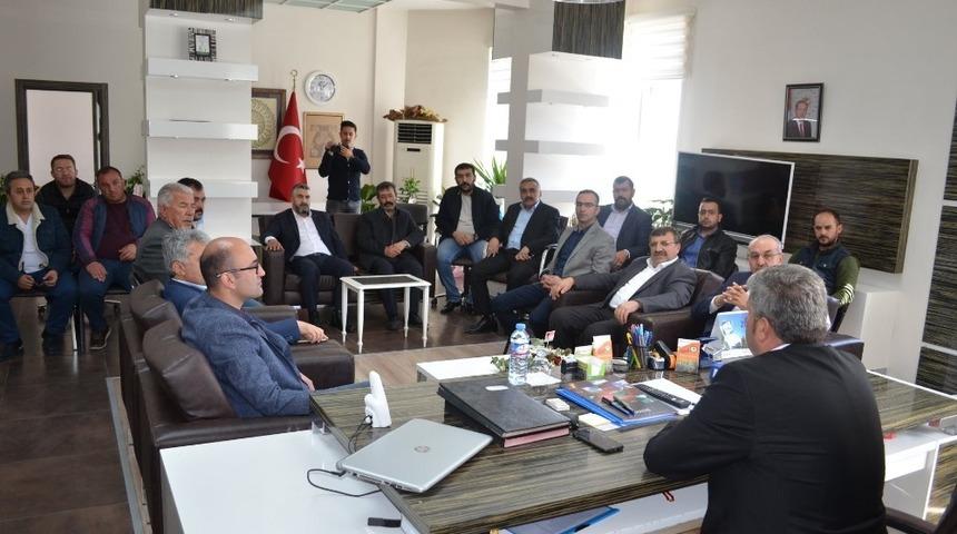 Esnaf kuruluşlarından Başkan Altun&rsquo;a hayırlı olsun ziyareti