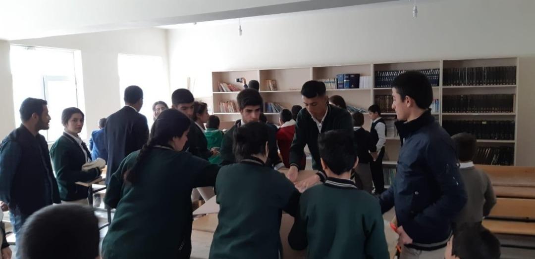 İran sınırındaki G&uuml;venli k&ouml;y&uuml;ne 500 kitap desteği