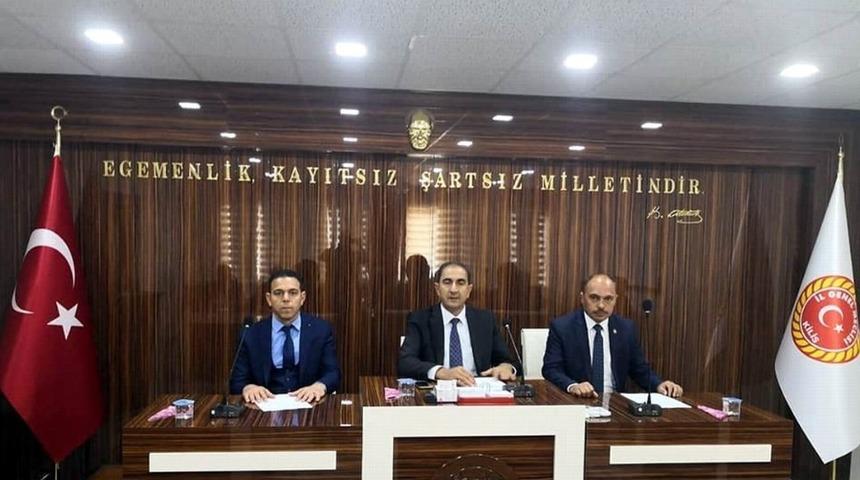 İl Genel Meclisinde g&ouml;rev dağılımı yapıldı
