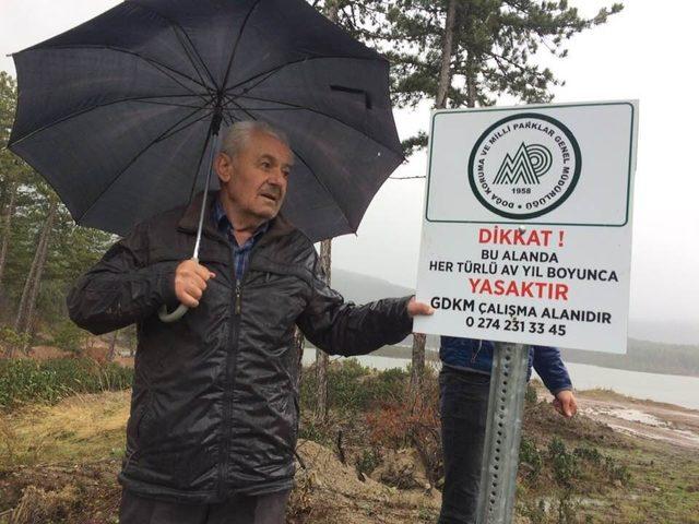 Kiçir göleti ve ormanları koruma altında