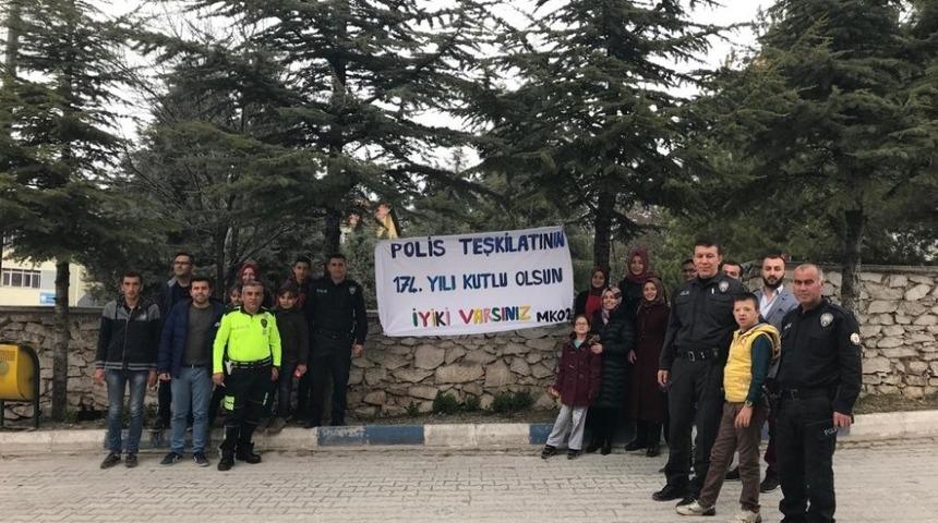 &Ouml;ğrencilerinden Altıntaş Emniyet Amirliği&rsquo;ne Polis Haftası ziyareti