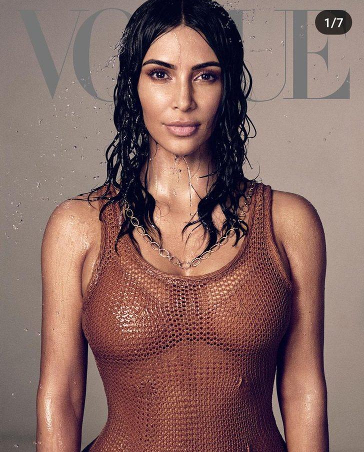 Kim Kardashian dergiye kapak oldu pozları şaşırttı  G2