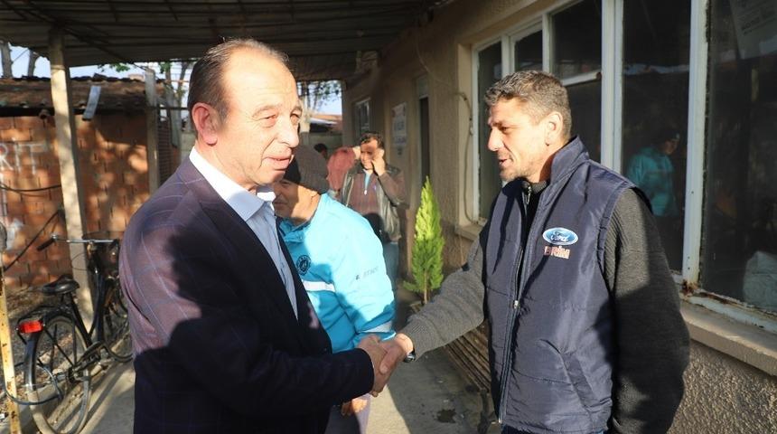 Başkan Akın mesaiye fen işleri personelleriyle başladı