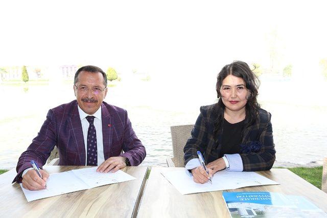 Kırgız üniversiteler ile PAÜ arasında ikili genel anlaşma imzalandı