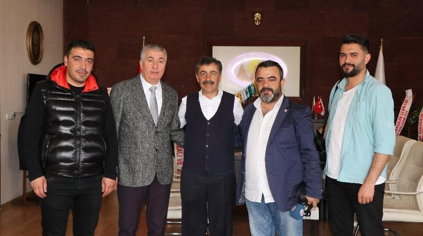 Kapadokya Gazeteciler Cemiyeti’nden Belde Belediye Başkanlarına ziyaret