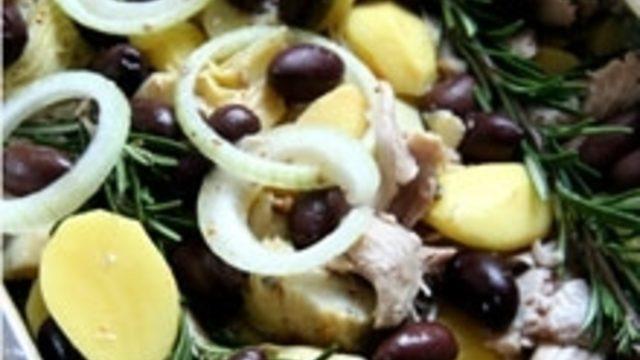 Enginarlı Tavuklu Patates