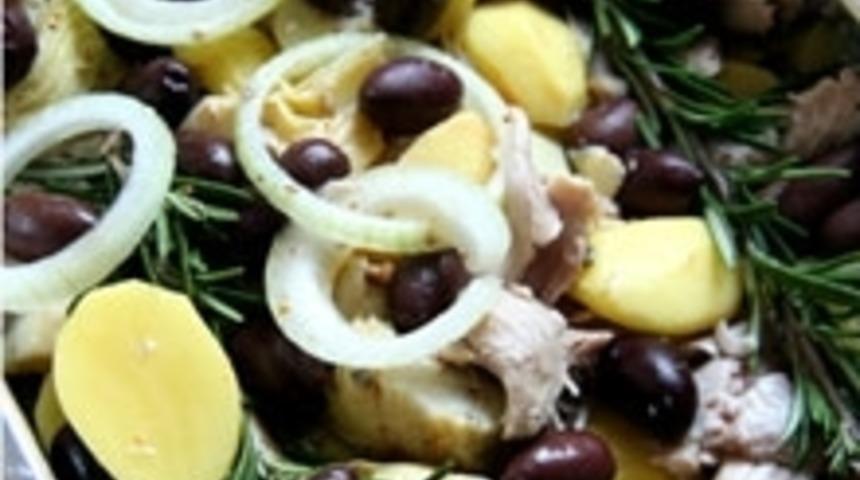 Enginarlı Tavuklu Patates