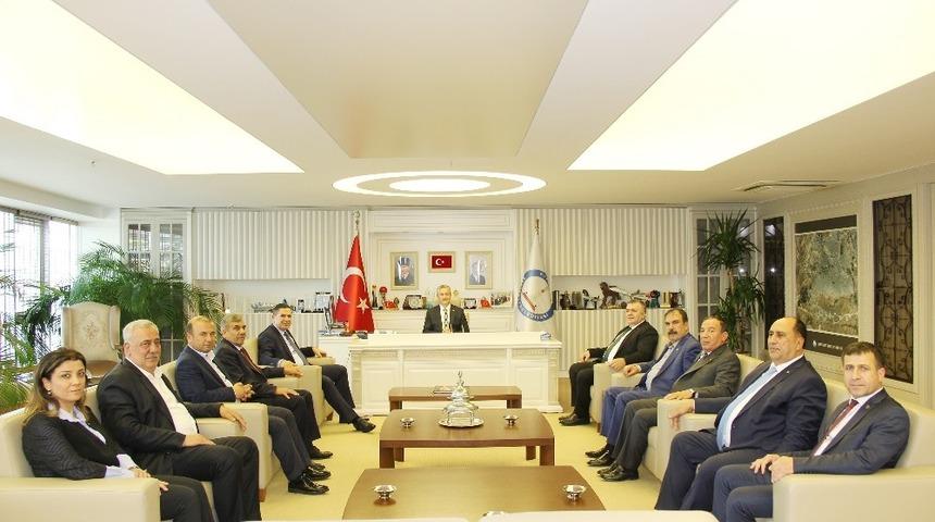 GTB&rsquo;den Şahinbey Belediye Başkanı Tahmazoğlu&rsquo;na ziyaret