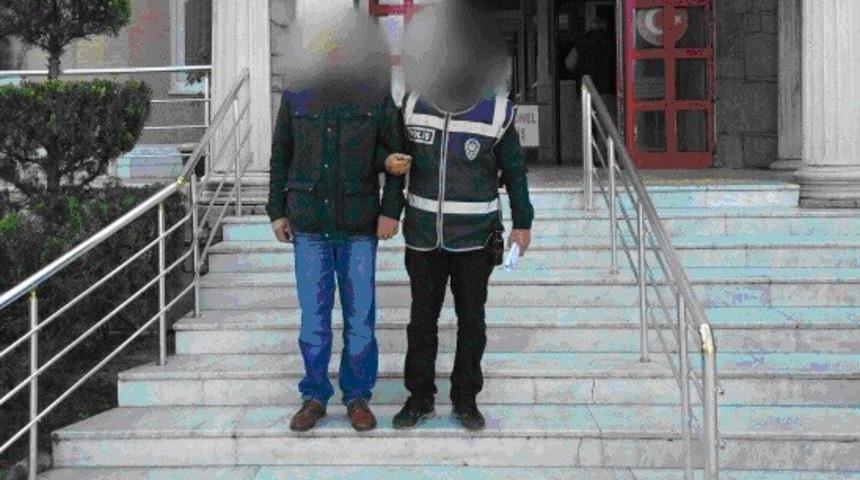 Aranan hırsızlık zanlısının &uuml;zerinde uyuşturucu madde ele ge&ccedil;irildi