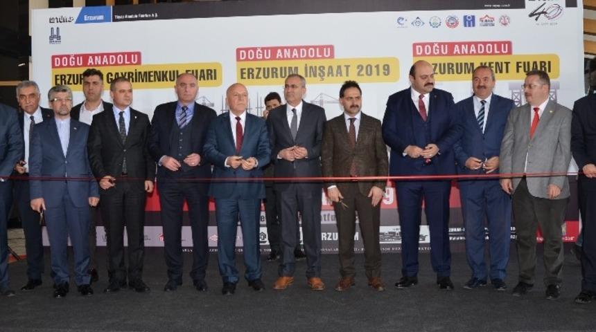 Erzurum İnşaat-Kent-Gayrimenkul Fuarları kapılarını a&ccedil;tı