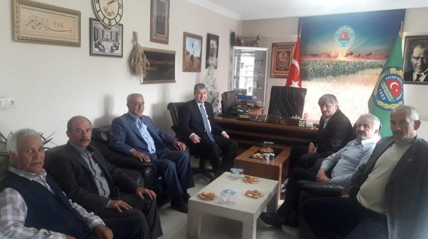 Kaymakam Yılmaz&rsquo;dan Tepebaşı Ziraat Odası&rsquo;na ziyaret