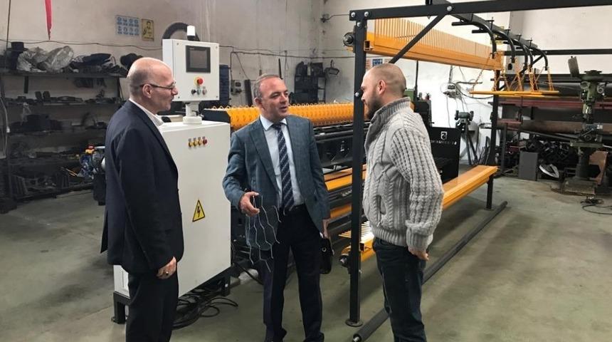 Burhaniye&rsquo;de Kaymakam &Ouml;ner iş yerlerini ziyaret ediyor