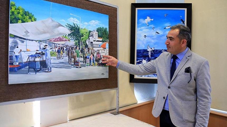 Ressam polisten 19. kişisel “Milas” sergisi